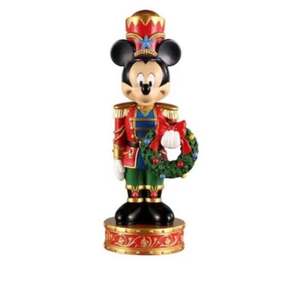 Disney Mickey & Minnie Mouse Large 15" Nutcracker Holiday Christmas Decor Set - Picture 15 of 16